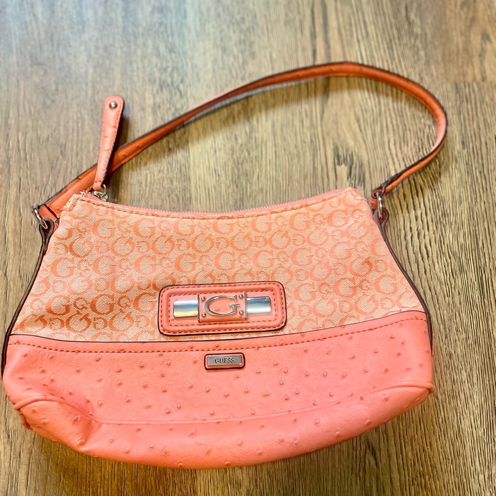 Y2K GUESS Coral Shoulder Bag